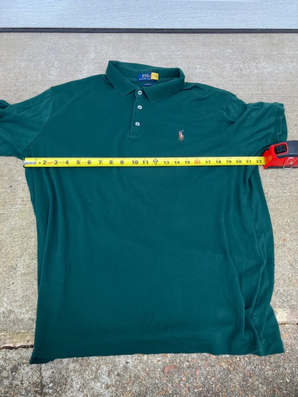Ralph Lauren Lg Green Classic Fit Polo USA Fifa World Cup